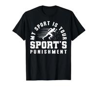 My Sport Is Your Sport's Punishment Camiseta gráfica económica, Hombre, Negro, L