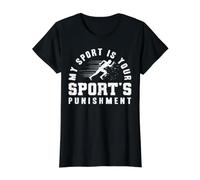 My Sport Is Your Sport's Punishment Camiseta gráfica económica, Mujer, Negro, XL