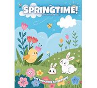 My Springtime!: Colouring Book For Kids Ages 3-6 (Magic Colouring Books Collection)