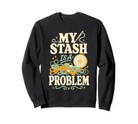 My Stash Is A Problem Bordado Artesania Manual Sudadera