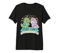 My Stick My Squad My Story Hockey sobre césped Unicorn Dino Camiseta Premium