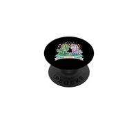 My Stick My Squad My Story Hockey sobre césped Unicorn Dino PopSockets PopGrip Adhesivo