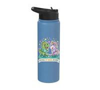 My Stick My Squad My Story Hockey sobre césped Unicorn Dino Stainless Steel Insulated Water Bottle