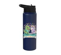 My Stick My Squad My Story Hockey sobre césped Unicorn Dino Stainless Steel Insulated Water Bottle