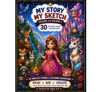 My Story My Sketch - Volume 3 and Volume 4: Animal Tales & Forest Friends and Princess, Castles & Royal Adventures