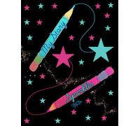 My Story Sparkles, Whimsical Star Pencils, 150 Lined Page, 8x11, Notebook Perfect For School, Learning And Note-Taking: Created With Hand-Drawn Art By: Artist Mary Elisabeth Linder @ MaryEMade