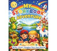 My Storybook Adventure: Write, Draw, Imagine Your Own Stories, 58 Single-sided pages with blank top and lined bottom to create your own story.