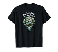 My Succulents Are My Therapy Plant Lover Gardening Camiseta