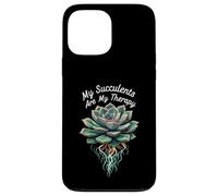 My Succulents Are My Therapy Plant Lover Gardening Carcasa para iPhone 13 Pro MAX