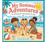 My Summer Adventures" (Unisex, ages 4-8): Little Bloom Kids" - Affirmation Coloring Books for Kids