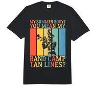 My Summer Body te refieres a mi Band Camp Lines Band Camp Comfort Colors Adult Heavyweight T-Shirt