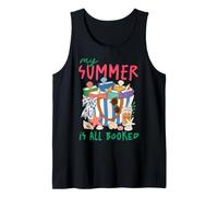 My Summer Is All Booked Beach Reading Club de Lectura de Vacaciones Camiseta sin Mangas