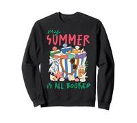 My Summer Is All Booked Beach Reading Club de Lectura de Vacaciones Sudadera