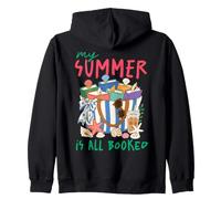 My Summer Is All Booked Beach Reading Club de Lectura de Vacaciones Sudadera con Capucha