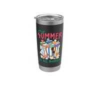 My Summer Is All Booked Beach Reading Club de lectura de vacaciones Vaso térmico de acero inoxidable de doble pared