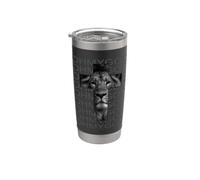 My Superhero is Jesus, faith love god shirt Vaso térmico de acero inoxidable de doble pared