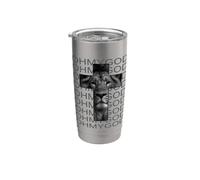 My Superhero is Jesus, faith love god shirt Vaso térmico de acero inoxidable de doble pared