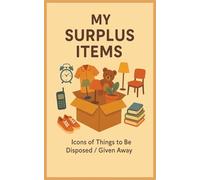 MY SURPLUS ITEMS: Decluttering Journal Surplus Item Tracker Garage Sale Prep Log