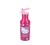 My sweety pop - Botella de agua de Hello Kitty para niña, acero inoxidable, para guardería, preescolar, escuela, vacaciones, comida, 22 cm, 500 ml, hidratación, idea de regalo, botella (Hello Kitty