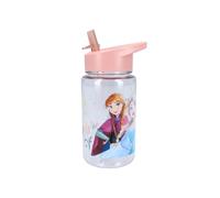 My sweety pop - Botella de agua de plástico congelada - Para niños - Guardería, guardería, escuela, vacaciones, comida - 12 cm - 450 ml - Hidratación - Idea de regalo - Naranja/Transparente