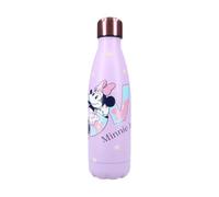 My sweety pop - Botella Minnie Mouse Acero Inoxidable - Niño - Adulto - Adolescente - Comidas - 22,5 cm - 700 ml - Hidratación - Idea de Regalo - Botella - Púrpura