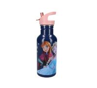 My sweety pop - Botella para niña de Frozen azul - Acero inoxidable - Guardería - Maternal - Escuela - Vacaciones - Comidas - 22 cm - 500 ml - Hidratación - Idea de regalo - Botella