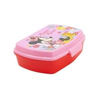 My sweety pop - Caja de merienda para niños, guardería, infancia, escuela, vacaciones, comida de 17 cm, idea de regalo, Minnie Mouse, color rojo y rosa