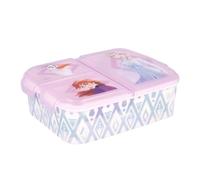 My sweety pop - Caja para merienda - Almuerzo box - Para niños - guardería - escuela - vacaciones - comida - 19,5 cm - Idea regalo - 3 compartimentos - Frozen - Rosa - Chica