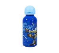 My sweety pop - Cantimplora de aluminio para niños, guardería infantil - Escuela - Vacaciones - Comida - 17,5 cm - 400 ml - Hidratación - Idea de regalo (Sonic Prime - Azul)