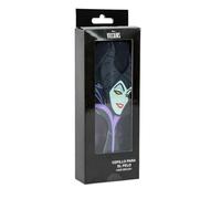 My sweety pop | Cepillo de pelo Maléfico | Desenredar fácil sin dolor, cepillo neumático rectangular morado y negro | Accesorio para el peinado infantil Disney | Idea de regalo de cumpleaños para niña