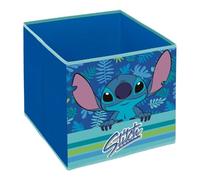 My sweety pop | Cubo de almacenamiento Lilo & Stitch 31x31x31 cm | Caja de juguetes plegable de tela | Organizador textil Disney para estantes | Decoración de dormitorio infantil