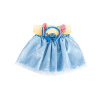 My sweety pop | Disfraz de puntada infantil | Conjunto de falda de tul azul y diadema para orejas de peluche | Disfraz ideal para cumpleaños, carnaval y fiestas temáticas | Talla única 3 años