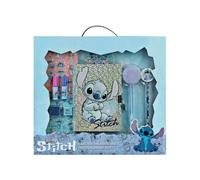My sweety pop | Estuche de papelería Stitch Disney de 11 piezas | Diario con lentejuelas con candado y accesorios creativos | Kit escolar y pegatinas para niños y niñas | Idea de regalo de cumpleaños