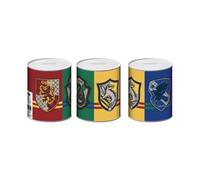 My sweety pop - Hucha de metal de Harry Potter | Caja de ahorros sellada para niños | Decoración de dormitorio Hogwarts Gryffindor Slytherin | Regalo educativo brujo 10x10x12 cm | Hierro blanco