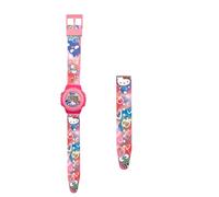 My sweety pop - Reloj digital para niños, escuela infantil, guardería, vacaciones, idea de regalo, pulsera ajustable, diseño de Hello Kitty