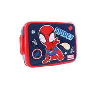 My sweety pop Spidey - Caja de merienda para niños, guarderías, escuelas, vacaciones, comida de 16 cm, idea de regalo (Spidey - azul/rojo)