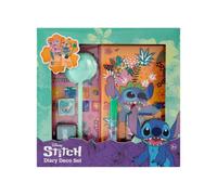 My sweety pop | Super Diario Deco Set Stitch | Diario con bolígrafo de pompón y accesorios | Kit de papelería Disney Lilo y Stitch para niña | Ocio creativo y decoración de cuaderno