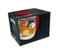 My sweety pop - Taza infantil de cerámica de 400 ml | Taza de héroe | Idea de regalo original con caja incluida | Para desayuno y merienda | Compatible con lavavajillas (Pokémon - Dracofuego - Blanco
