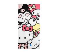 My sweety pop | Toalla de playa infantil Hello Kitty y sus amigos | Toalla de baño niña 70 x 140 cm | Toalla de piscina ligera de secado rápido para niña