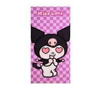 My sweety pop | Toalla de playa infantil Kuromi | 70 x 140 cm | Toalla de baño para niña | Secado rápido | Ideal para piscina Natación Vacaciones | Ultraligera | 100% poliéster