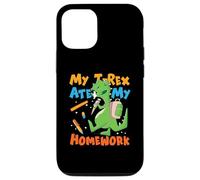 My T-Rex Ate My Homework School T-Rex dinosaurio Carcasa para iPhone 12/12 Pro