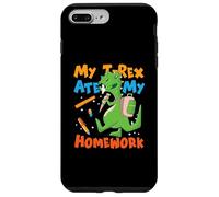 My T-Rex Ate My Homework School T-Rex dinosaurio Carcasa para iPhone 7 Plus/8 Plus