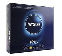 My Tamaño Pequeño Condones 53mm Mezclado Pack Cerrar Feel Snug Para Caja De 28