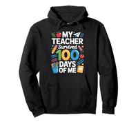 My Teacher Survived 100 Days of Me Humor 100º Día Escuela Sudadera con Capucha