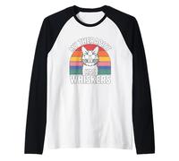 My Therapist Has Whiskers Camiseta Manga Raglan