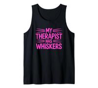 My Therapist Has Whiskers Camiseta sin Mangas