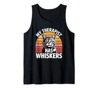 My Therapist Has Whiskers Camiseta sin Mangas