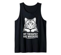 My Therapist Has Whiskers Camiseta sin Mangas