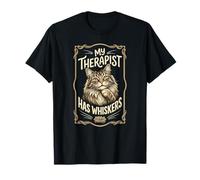 My Therapist Has Whiskers - Gatito Amante de los Gatos Camiseta