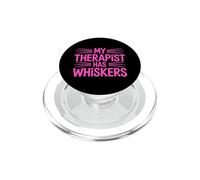 My Therapist Has Whiskers PopSockets PopGrip para MagSafe